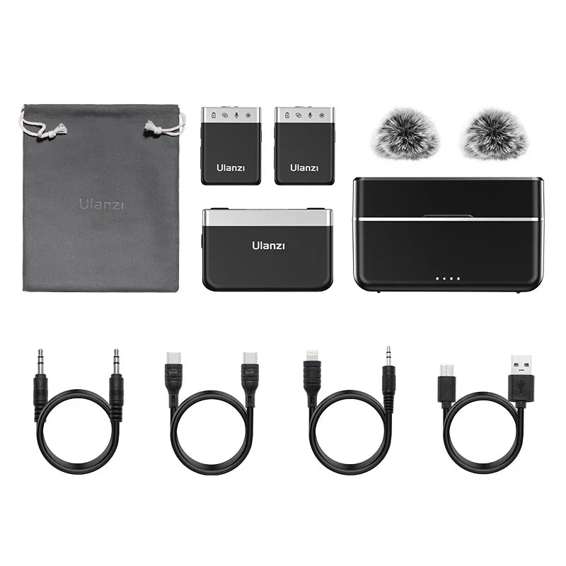 Ulanzi AM18 U Mic 2.4G Wireless Microphone 100m For DSLR