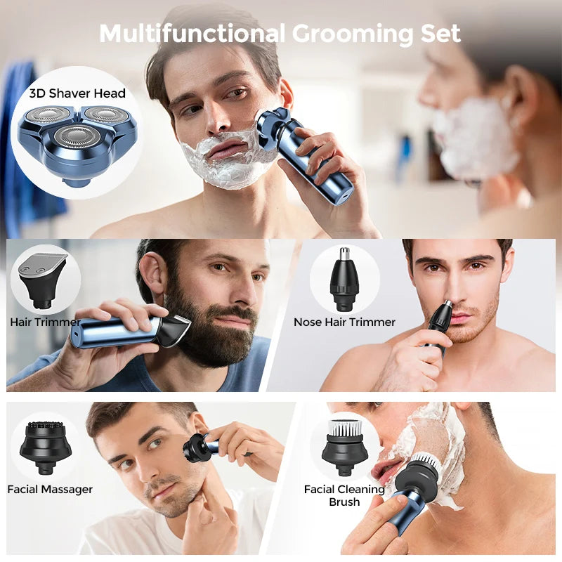 SEJOY Electric Shaver for Men Trimmer Massager and Cleanser