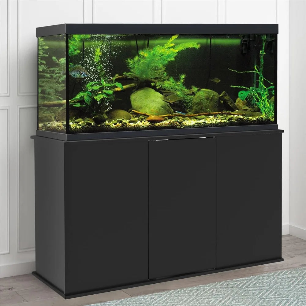 75 90 Gallon Aquarium Stand Black Particle Board Heavy Duty