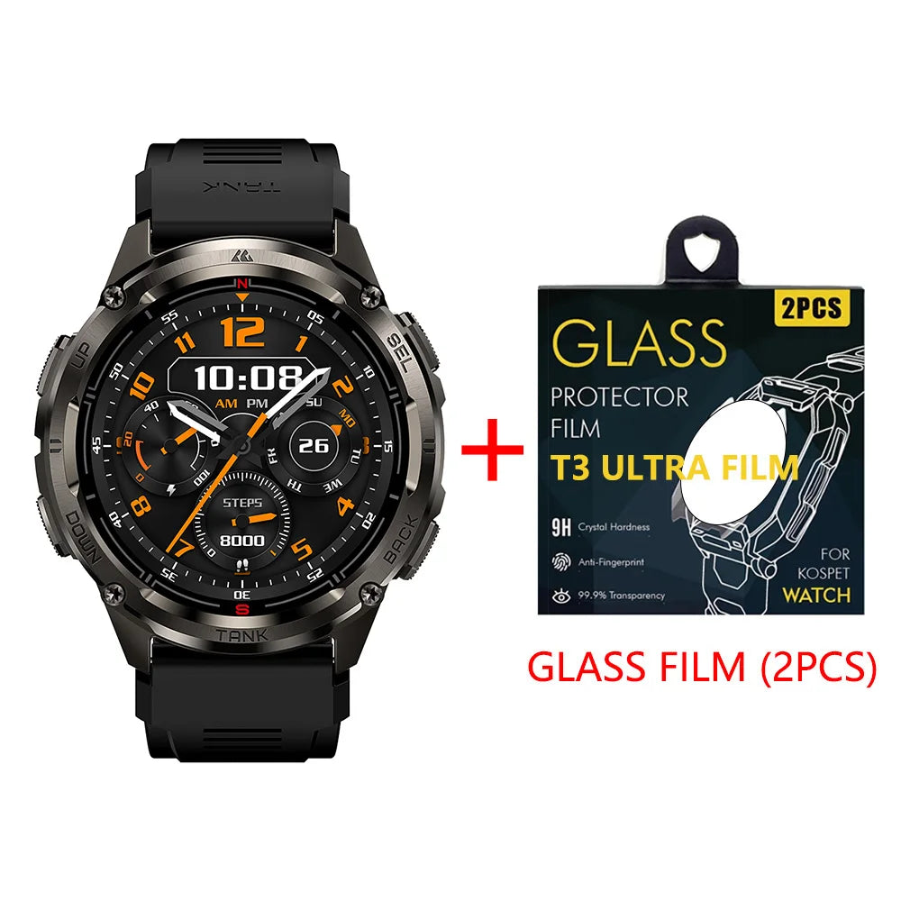KOSPET Tank T3 Ultra 2 GPS Smart Watch Men With Altimeter