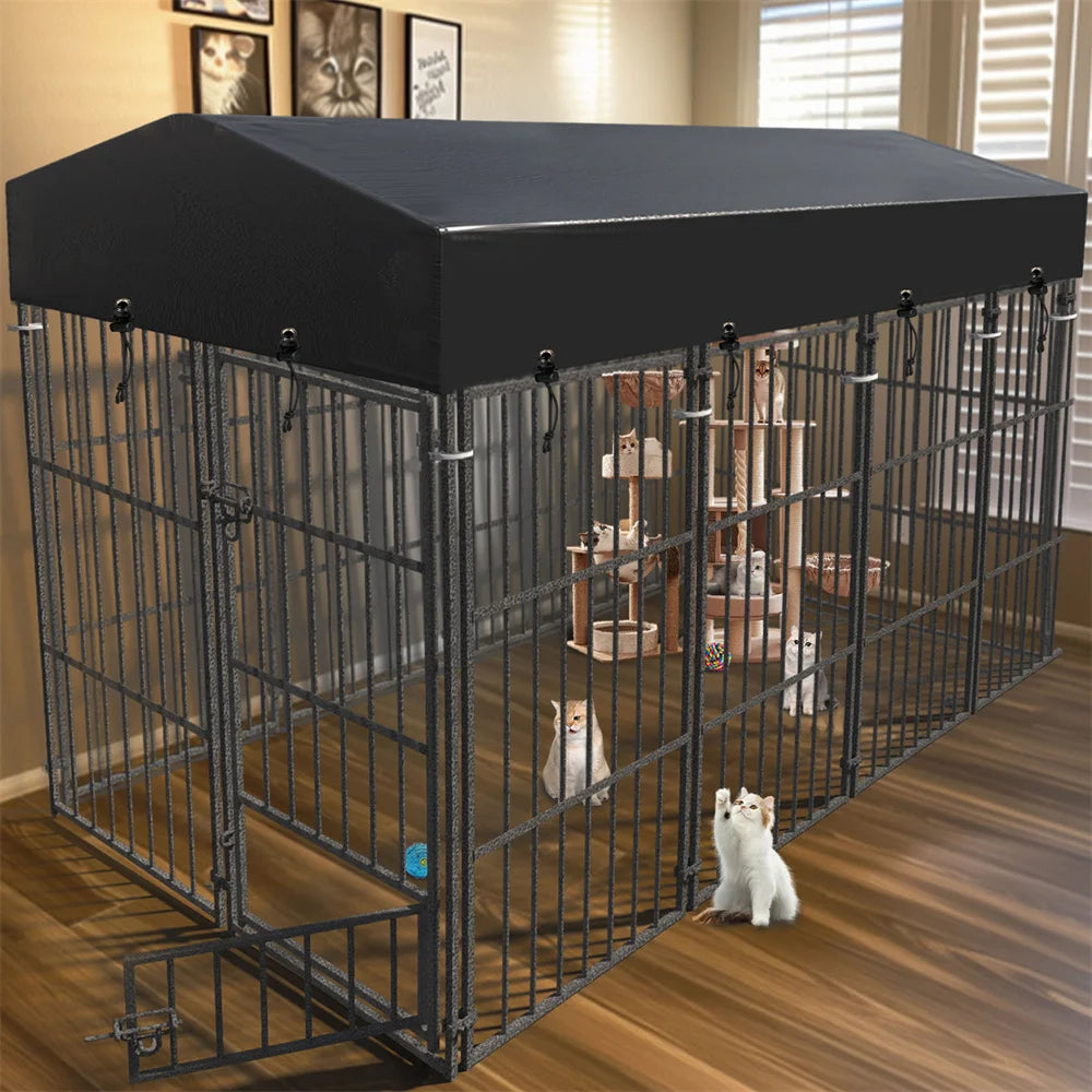 Heavy Duty Large Dog Kennel Welded Metal Playpen Enclosure