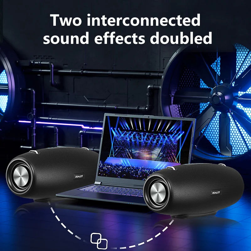 Zealot S67 Wireless Speaker With Shoulder Strap Waterproof