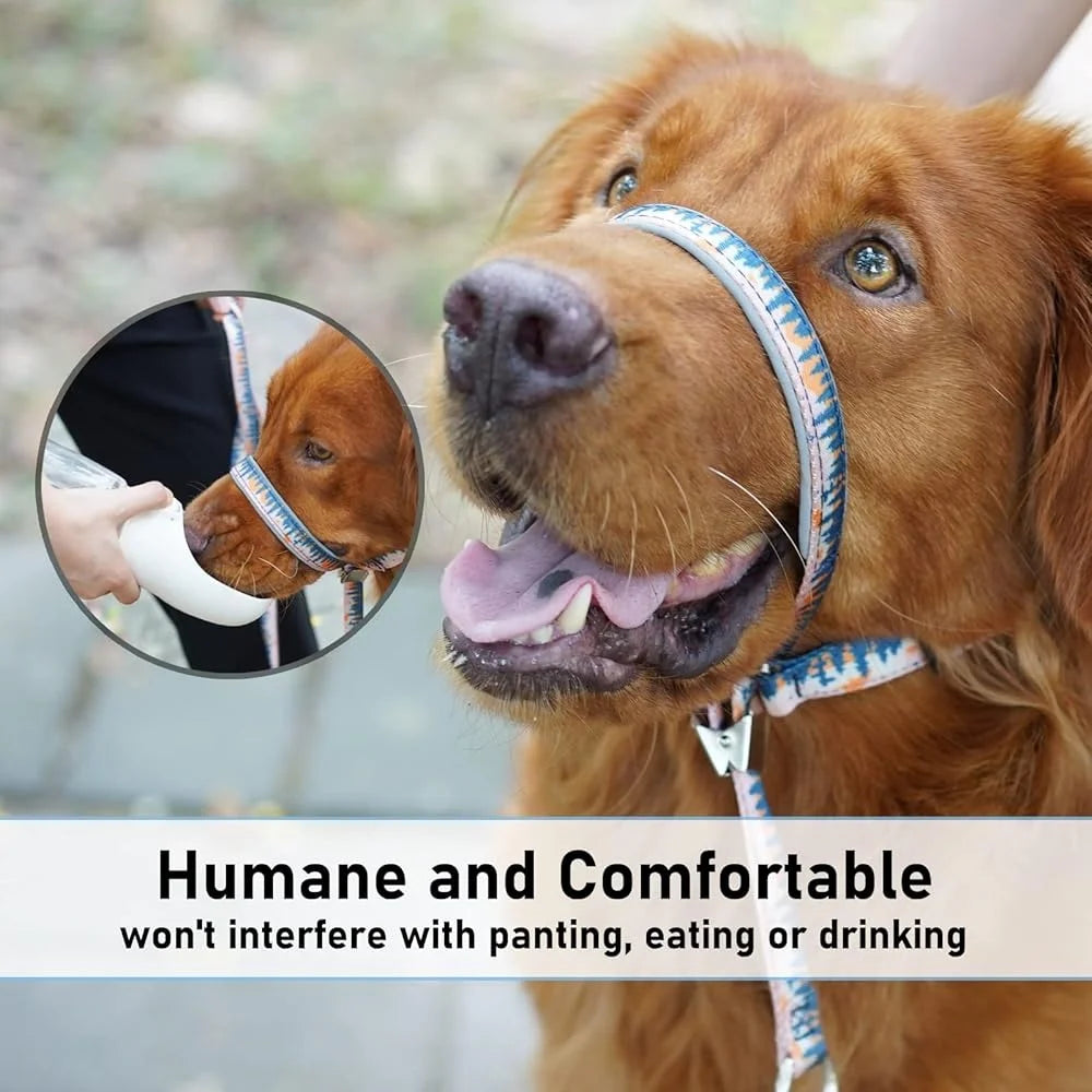 Dog Head Collar Anti Pulling Halter Leash Snout Harness