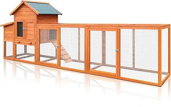 Large 122 Inch Wooden Chicken Coop For Indoor Outdoor Use