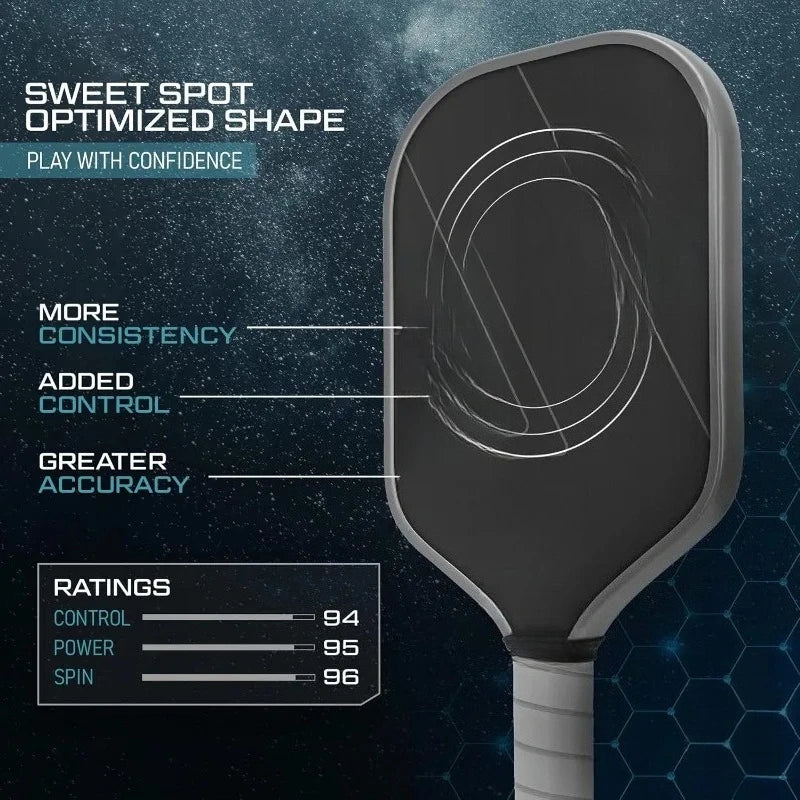 Perseus Pickleball Paddle Charged Surface Carbon Fiber