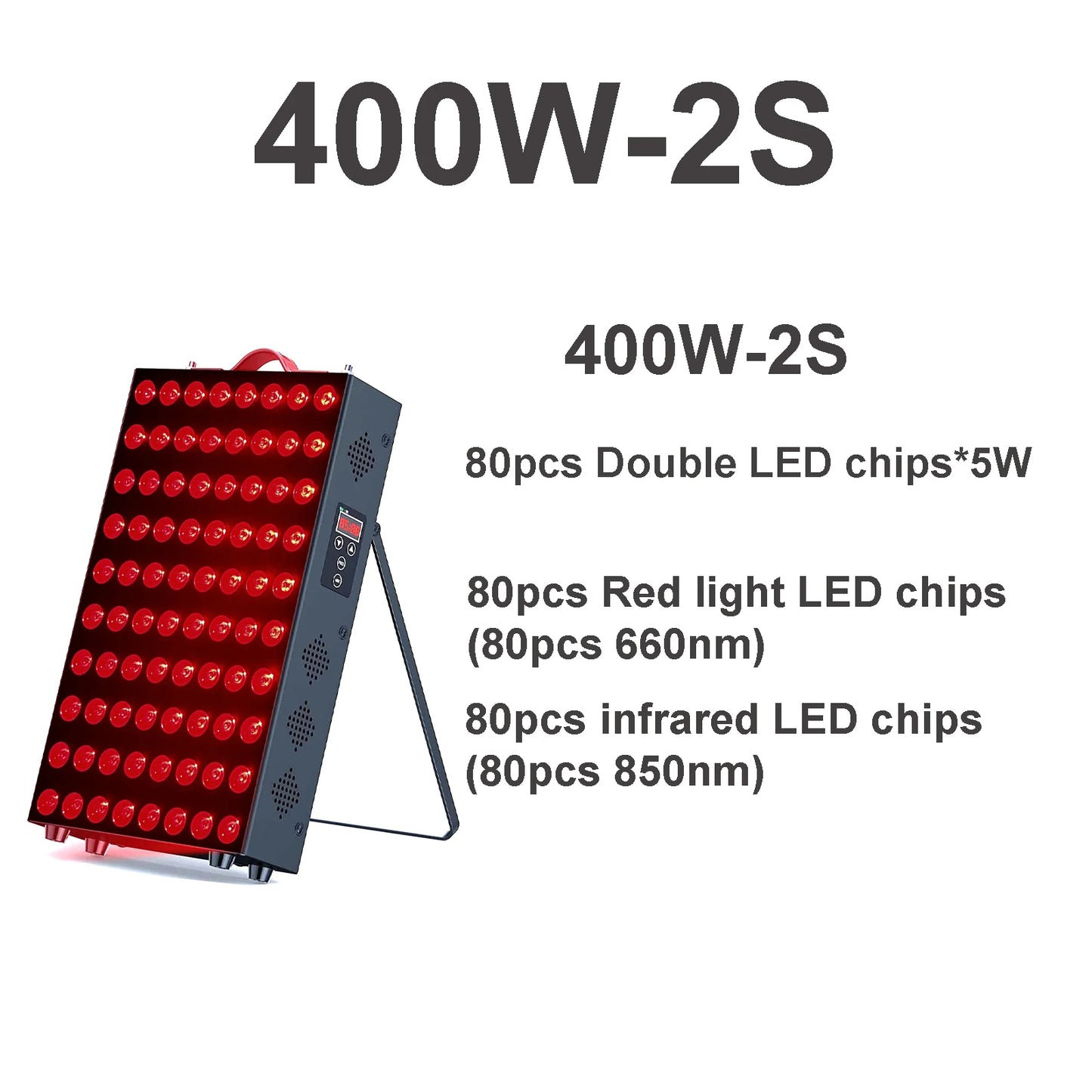 Dual Chip Red Light Therapy Panel 630nm 660nm 810nm 850nm
