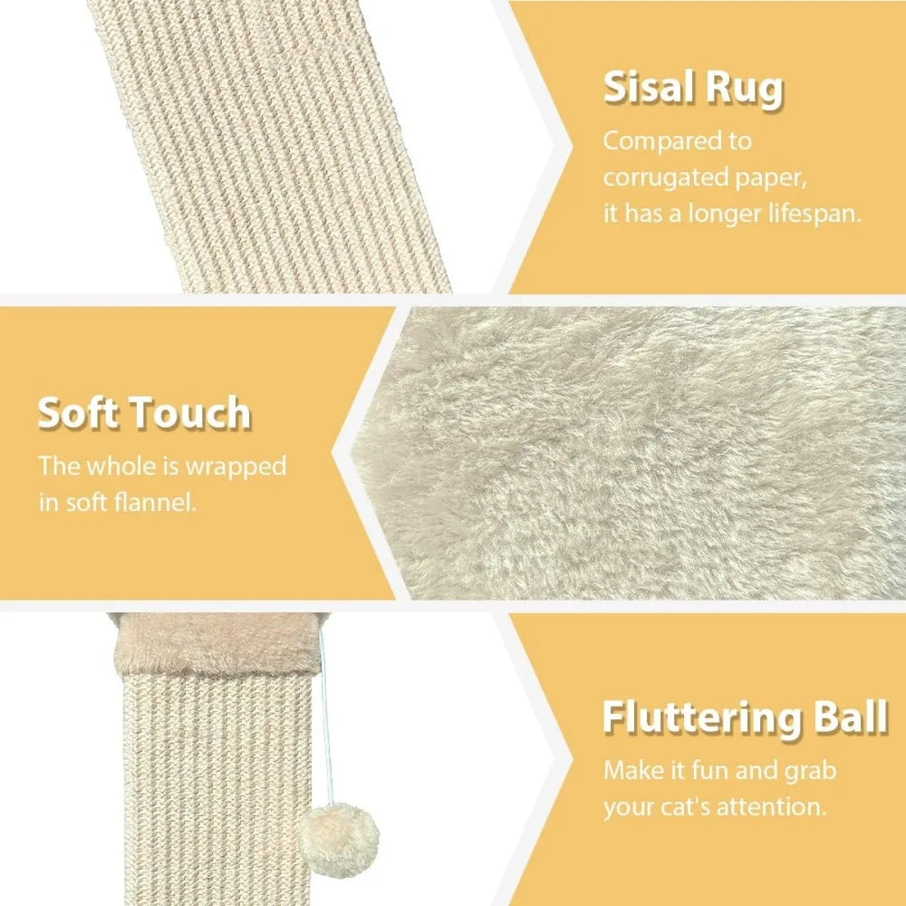 32 Inch Cat Scratching Post For Large Indoor Cats Home Use