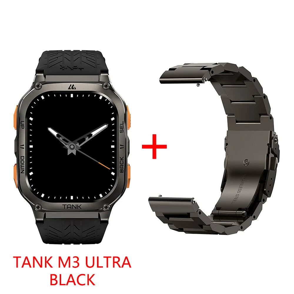 KOSPET Tank M3 Ultra GPS Smartwatch AMOLED AOD Fitness