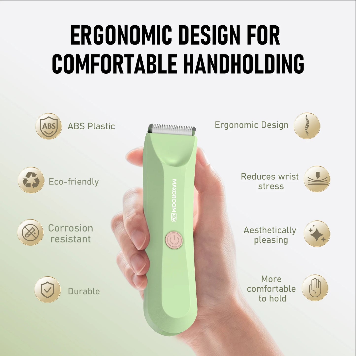 MAXGROOM Body Hair Trimmer For Men Waterproof IXP7