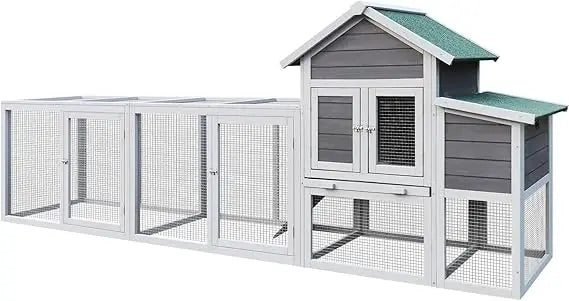Large 122 Inch Wooden Chicken Coop For Indoor Outdoor Use