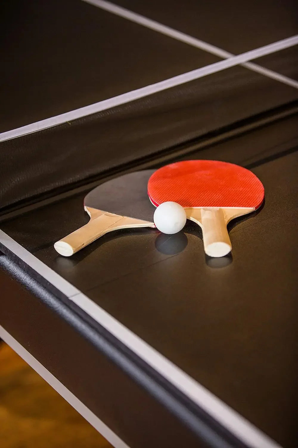 Phoenix 7’ Billiard Table with Table Tennis Conversion Top for a Game of Pool or an Action-Packed Table Tennis Game