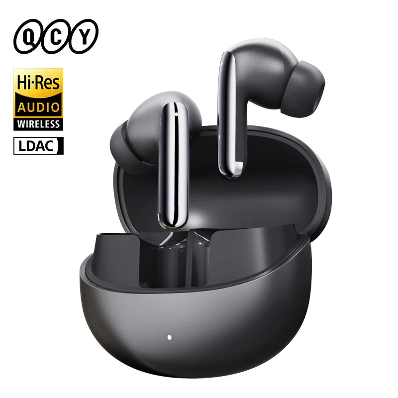 QCY MeloBuds Pro ANC Wireless Earphones 46dB Active Noise Cancellation Earbud Bluetooth 5.3 Hi-Res Audio with LDAC Headphones