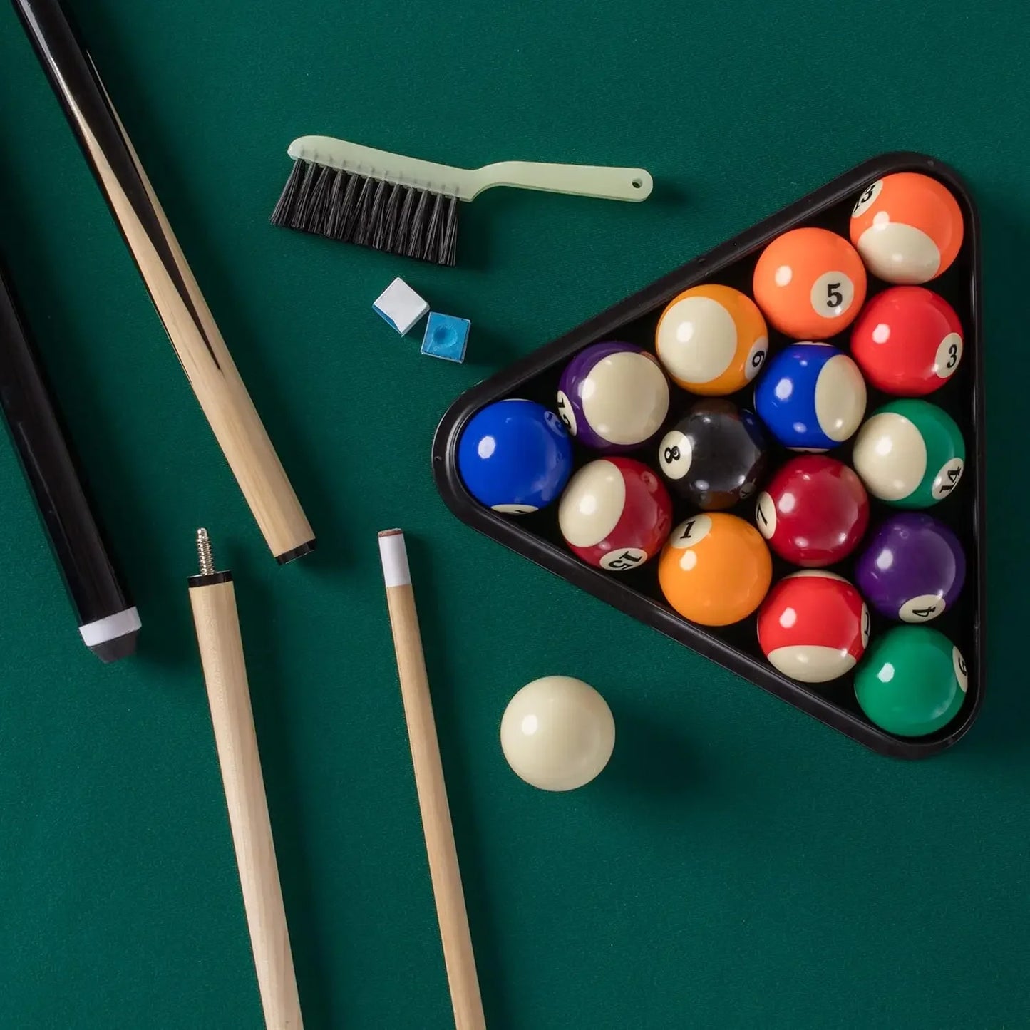 Phoenix 7’ Billiard Table with Table Tennis Conversion Top for a Game of Pool or an Action-Packed Table Tennis Game