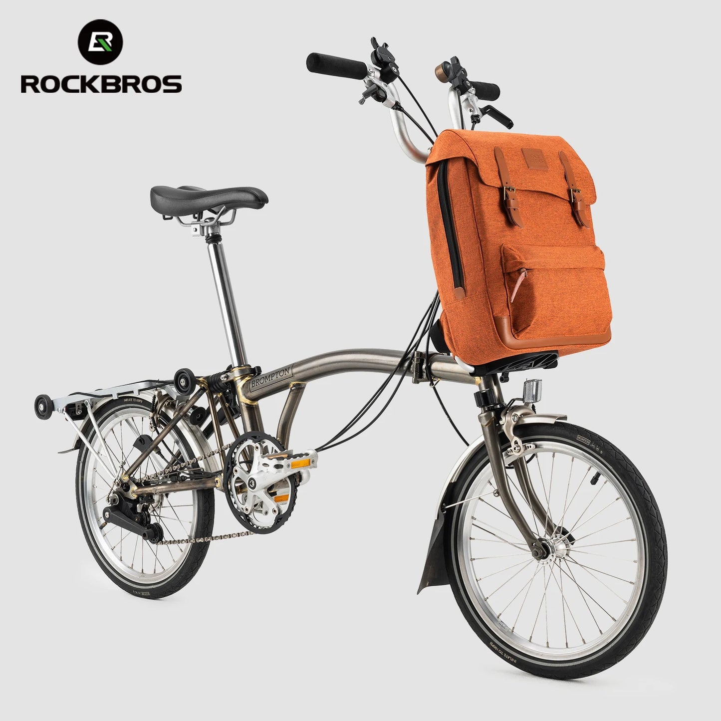 ROCKBROS Backpack Portable Wear-resistant Bags For Brompton Folding Bike Bags Outdoor Multifunctional Camping Cycling Bag