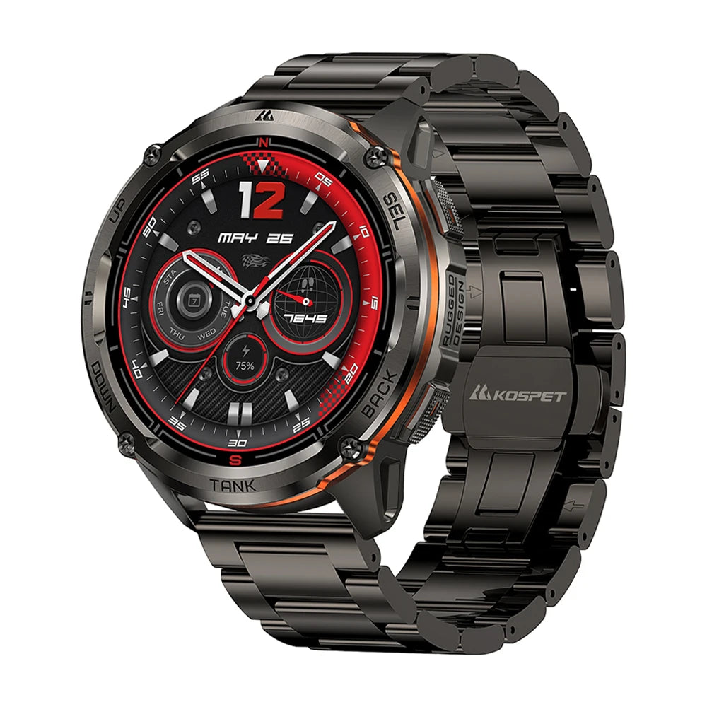 KOSPET Tank T3 Ultra 2 GPS Smart Watch Men With Altimeter