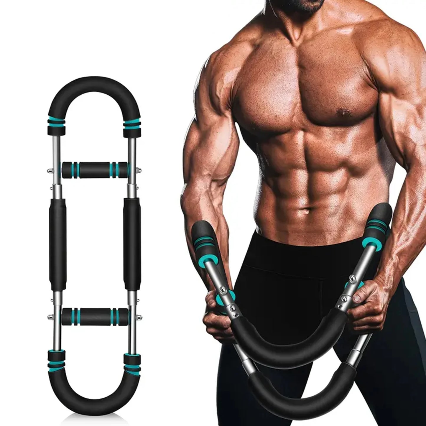 U Shape Hand Gripper Strength Trainer Power Twister Bar