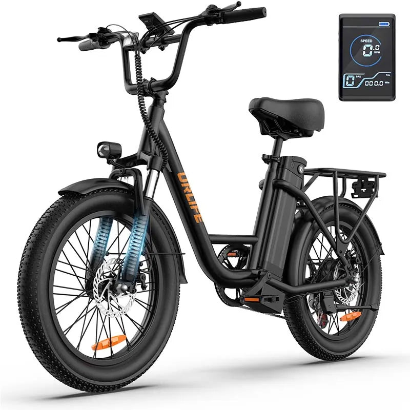 Urlife E20 Ebike 250W 48V 13Ah 20 Inch Fat Tire City
