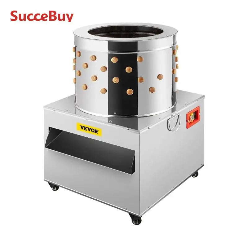SucceBuy 1500W Electric Chicken Plucker Plucking Machine 20 Inch Heavy Duty Duck Birds Turkey De-Feather Remover Poultry Machine