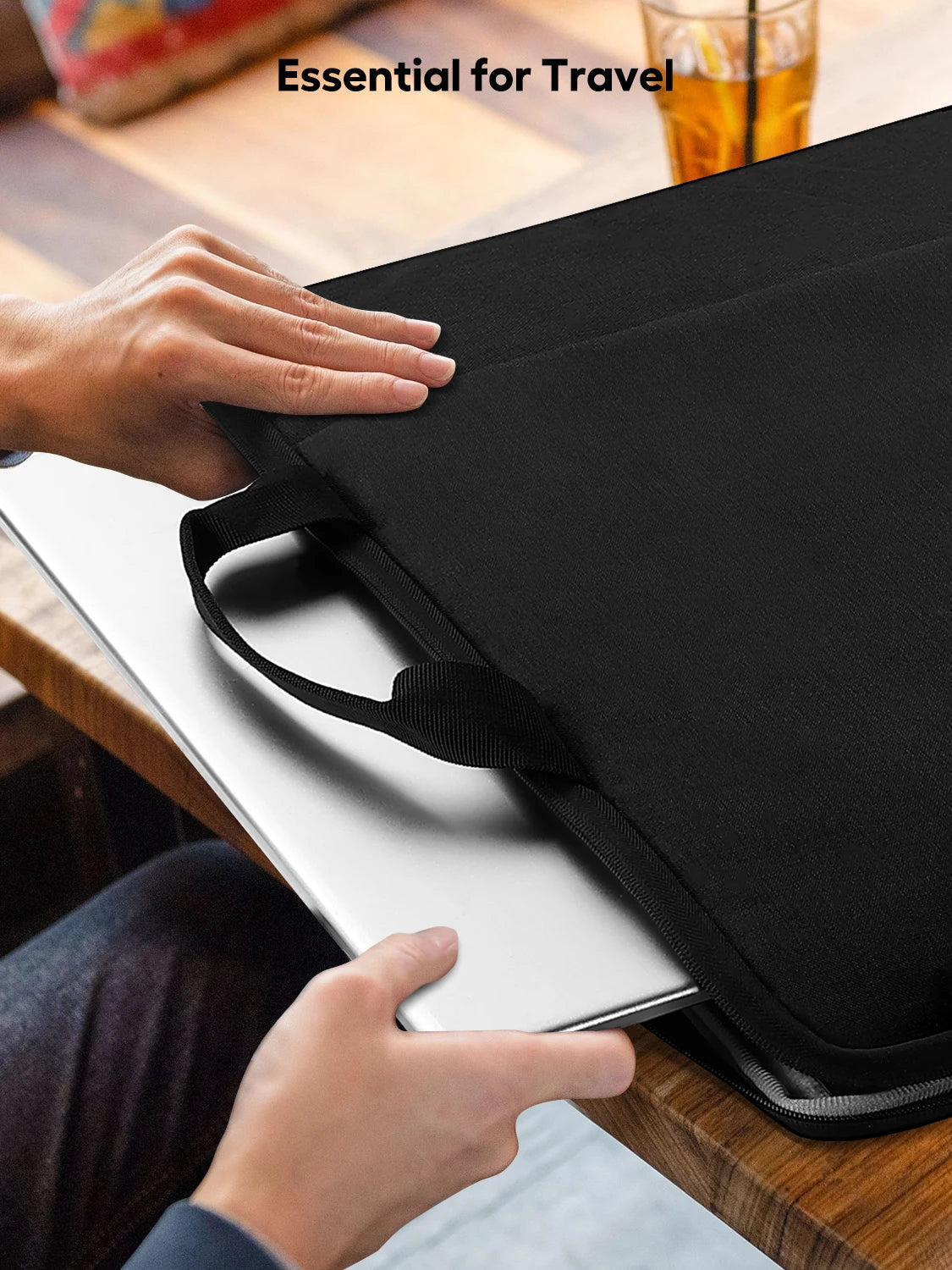 UPERFECT Laptop Sleeve 19.5 inch for Laptop Portable Monitor Notebook Tablet with Large Capacity Case Pocket Zipper and Handle