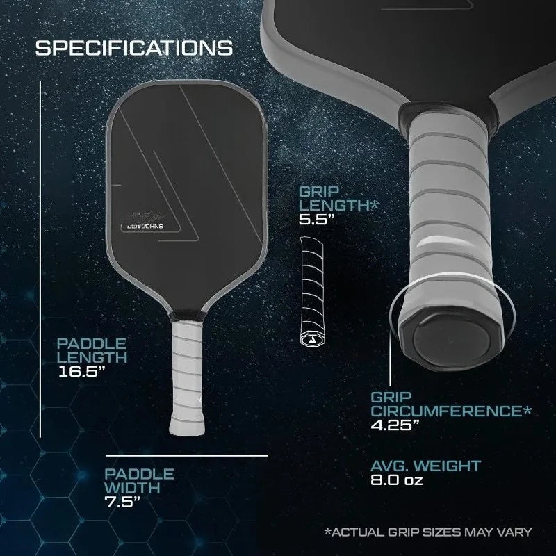 Perseus Pickleball Paddle Charged Surface Carbon Fiber