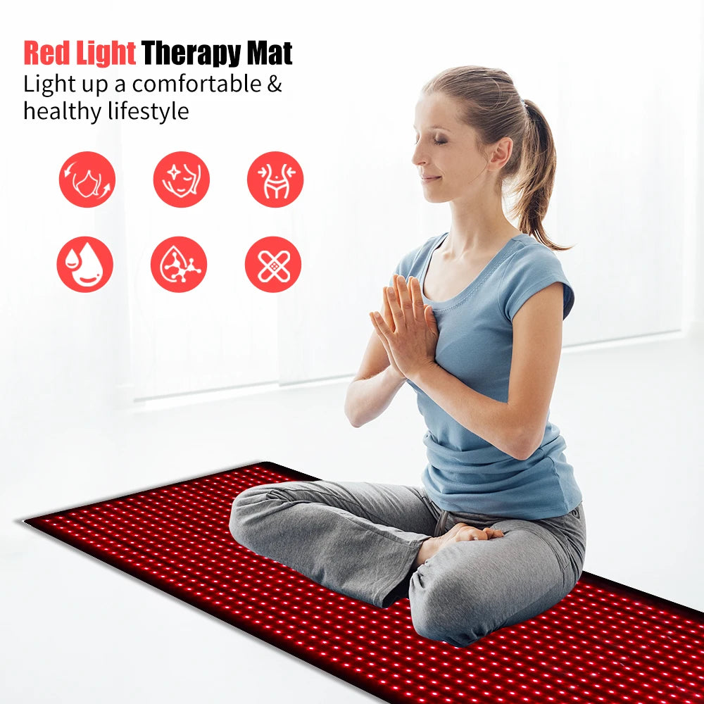 Full Body Red Light Mat 71 By 31 Inches Led Pain Relief Pad