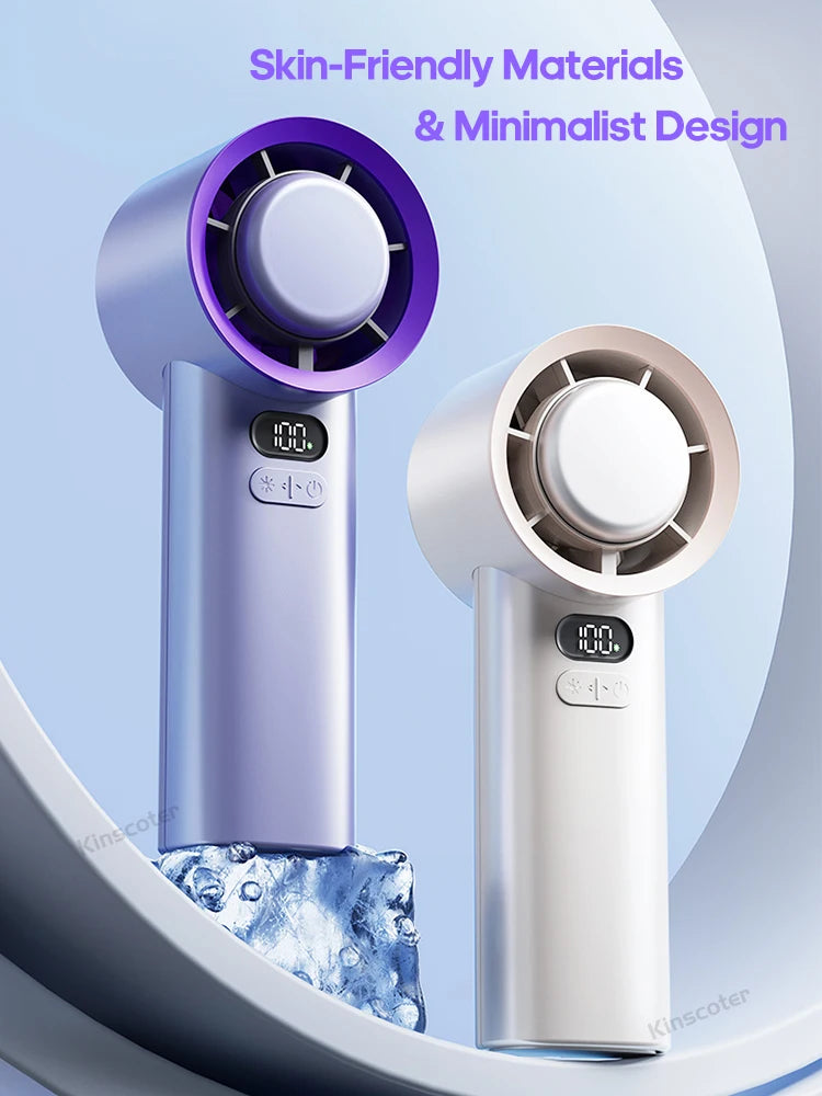 Kinscoter Portable Handheld Turbo Fan Adjustable Mini