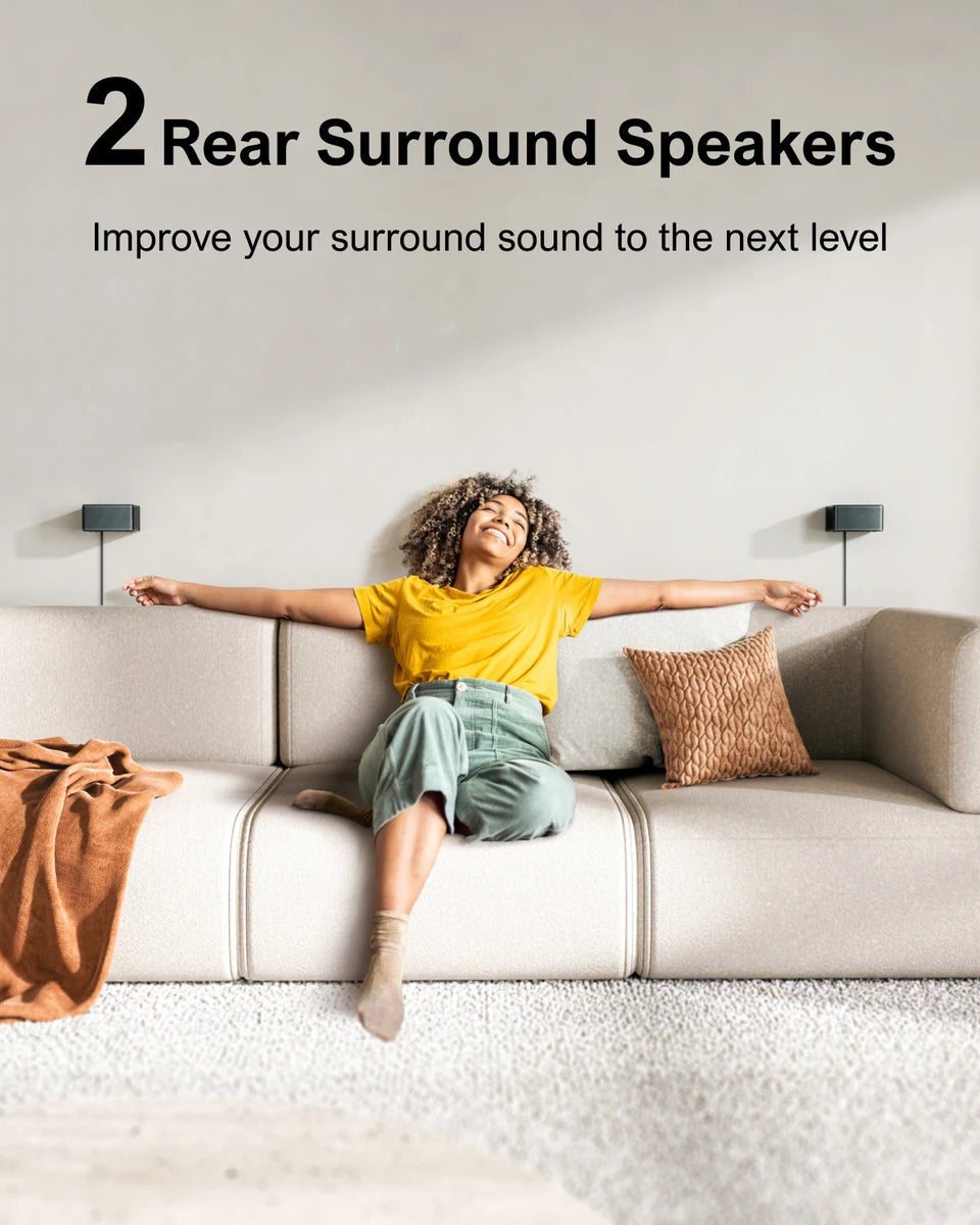 Ultimea 7.1 Surround Soundbar Subwoofer And Rear Speakers