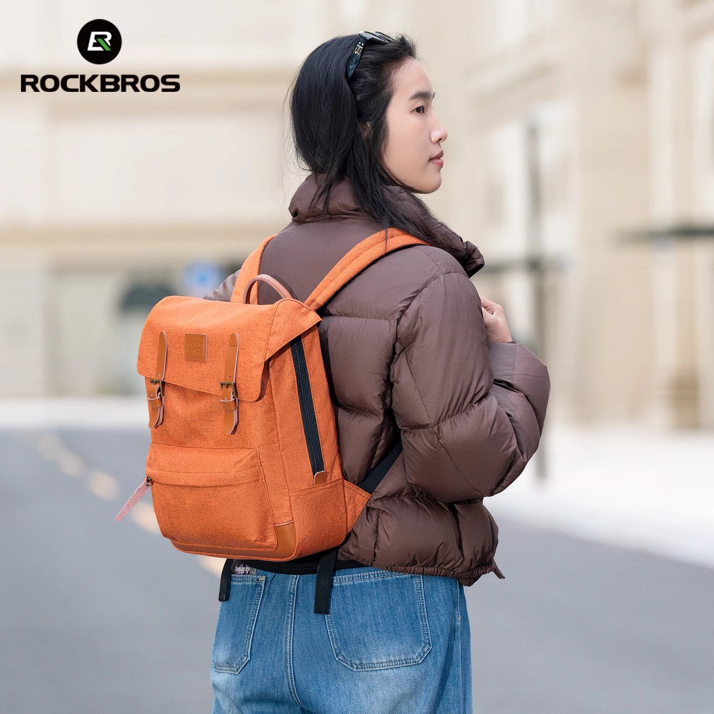 ROCKBROS Backpack Portable Wear-resistant Bags For Brompton Folding Bike Bags Outdoor Multifunctional Camping Cycling Bag