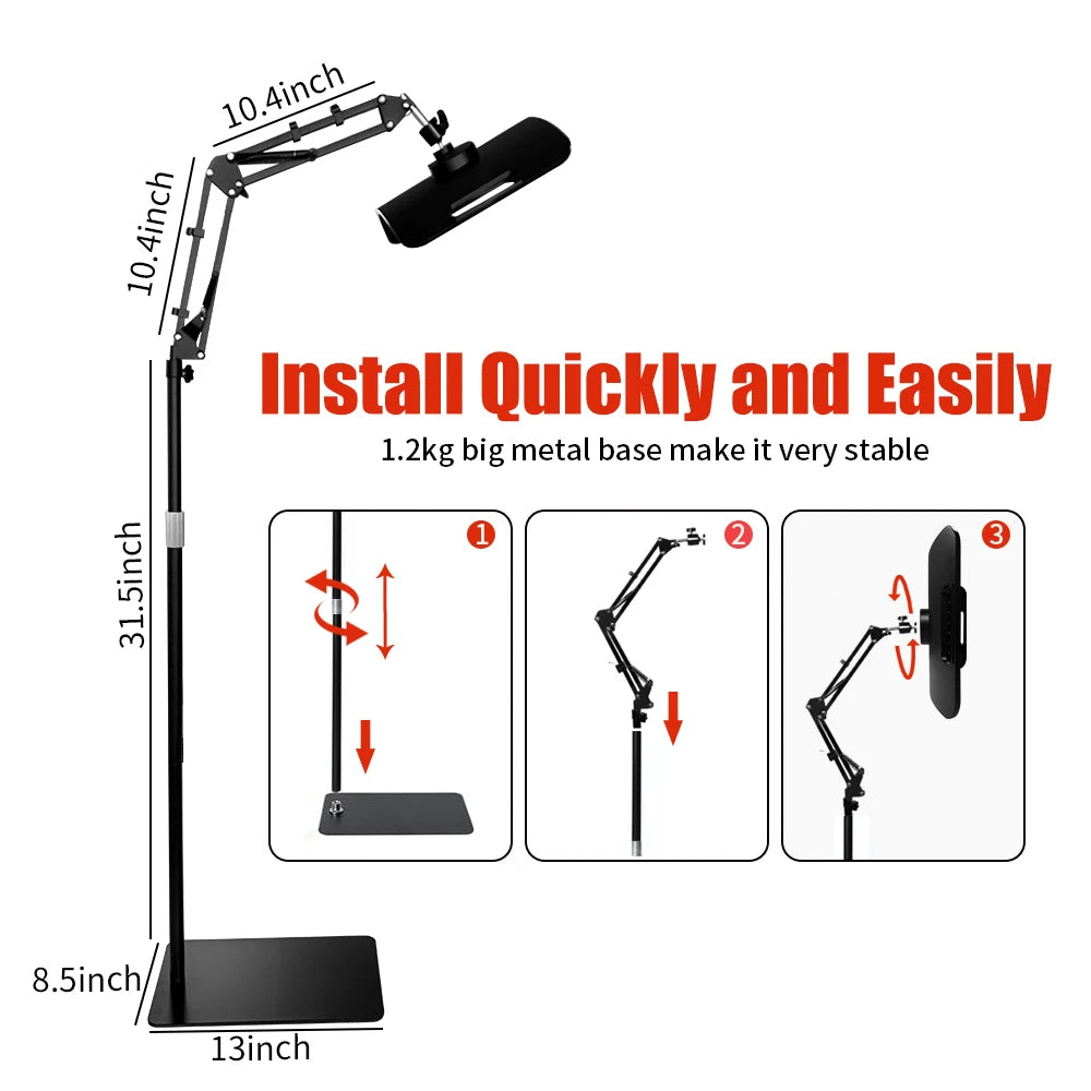 Red Light Therapy Lamp 660nm 850nm Infrared Panel Stand
