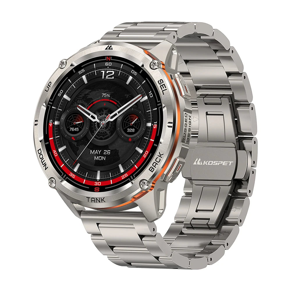 KOSPET Tank T3 Ultra 2 GPS Smart Watch Men With Altimeter