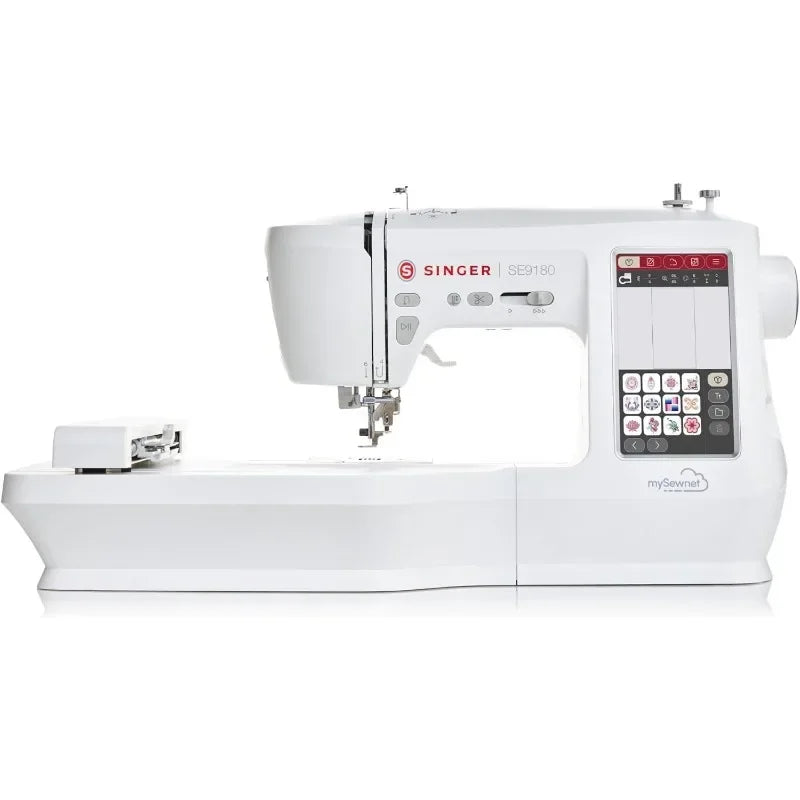 HOME.SE9180 Sewing & Embroidery Machine with Accessory Kit | 250 Built-in Stitches, 150 Embroidery Designs & 10 Fonts