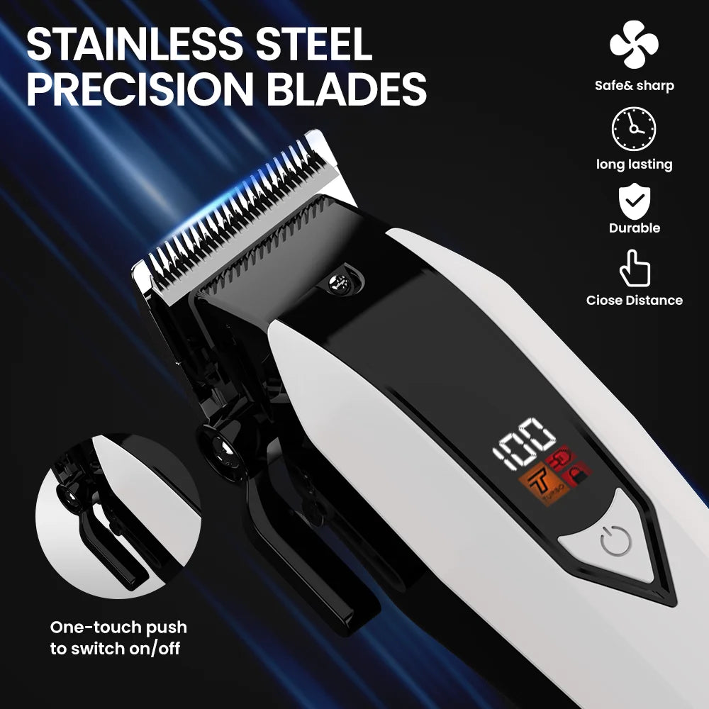 Sejoy Cordless Hair Clippers For Men LED Display Blades
