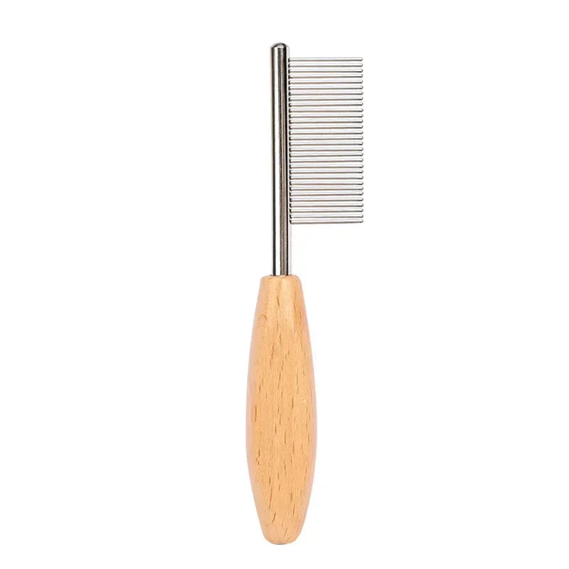 Stainless steel cat and dog facial hair cleaning comb mini pet grooming brush dense tooth small comb dog and cat accessories