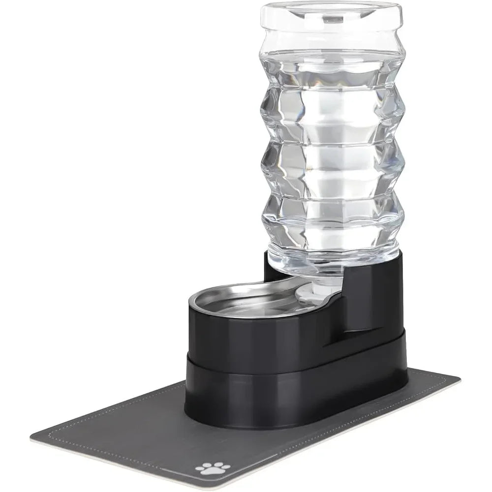 9L Raised Cat And Dog Water Fountain Stainless Steel