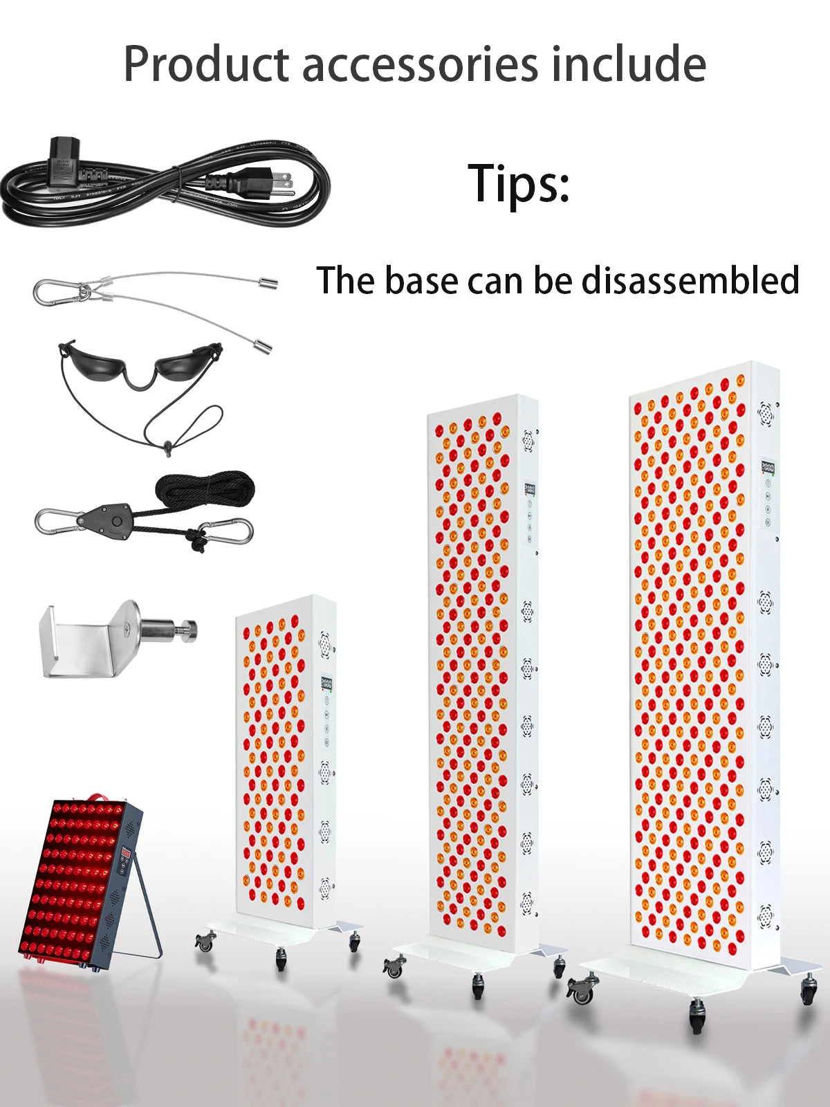 Dual Chip Red Light Therapy Panel 630nm 660nm 810nm 850nm