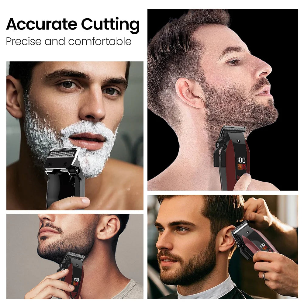 Sejoy Cordless Hair Clippers For Men LED Display Blades