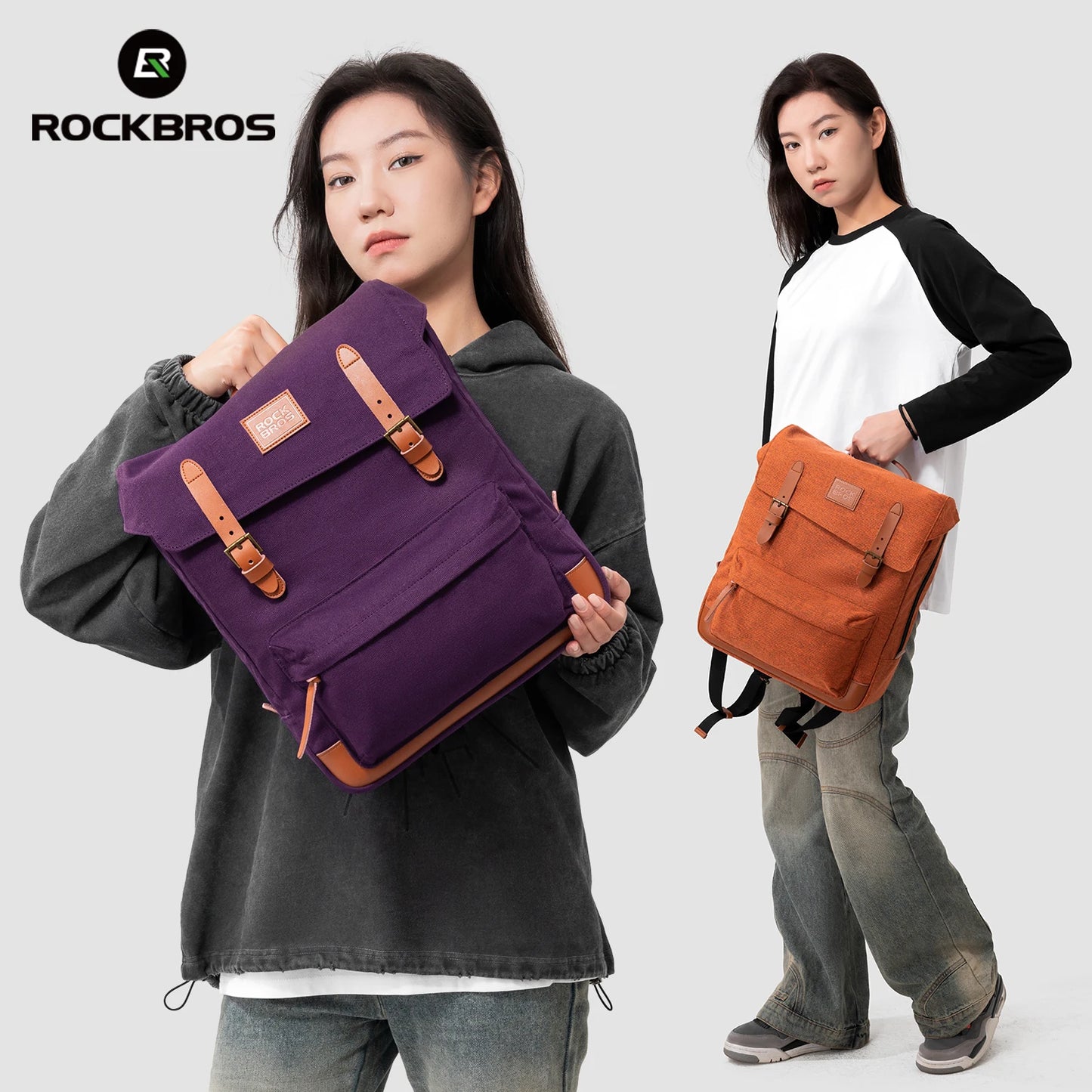ROCKBROS Backpack Portable Wear-resistant Bags For Brompton Folding Bike Bags Outdoor Multifunctional Camping Cycling Bag