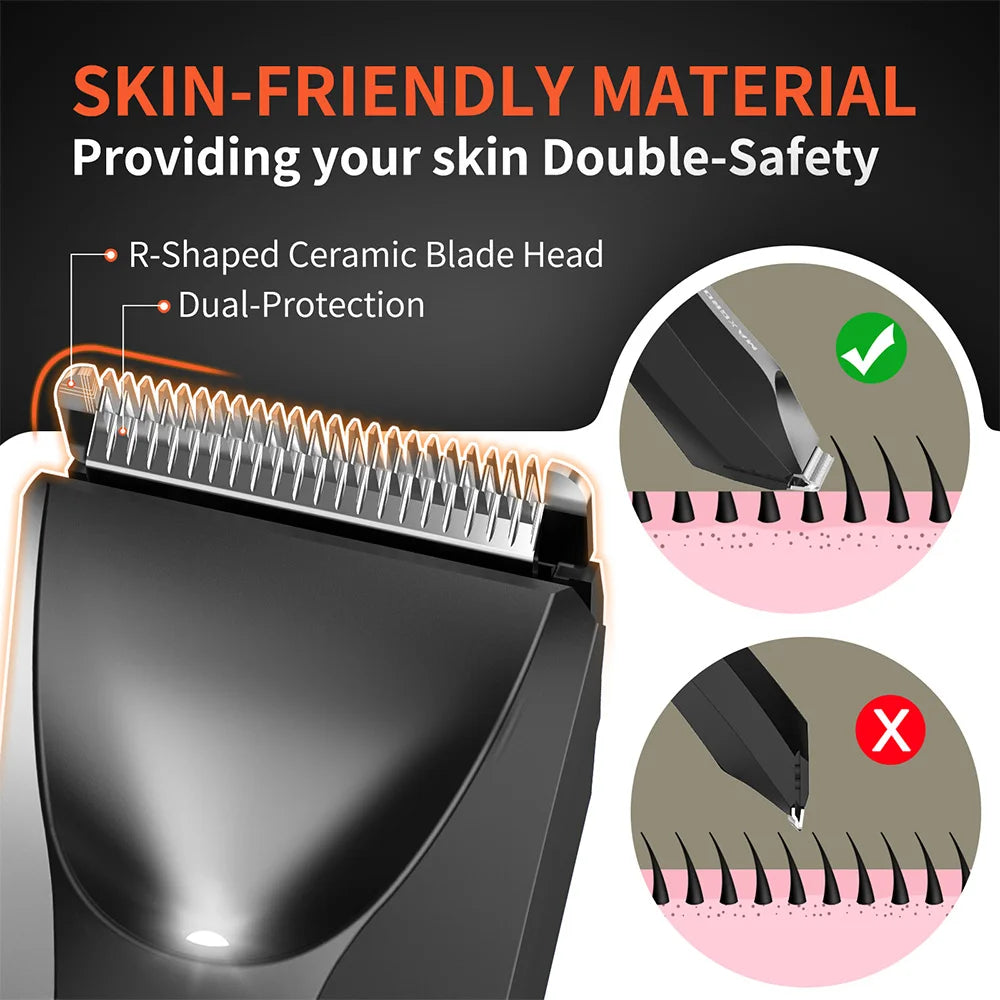 MAXGROOM Body Hair Trimmer For Men Waterproof IXP7