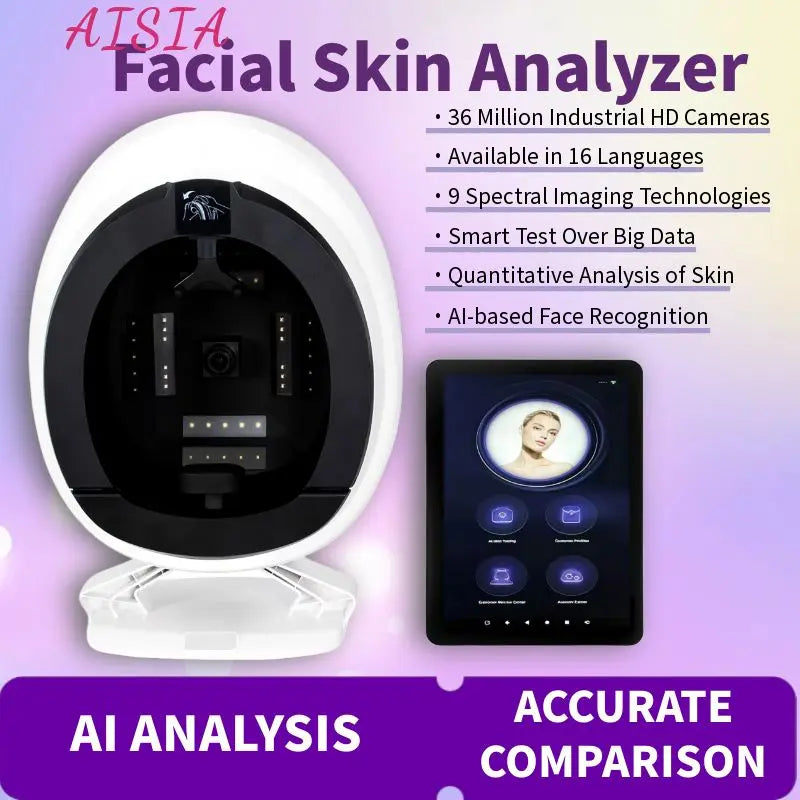Industrial Grade Skin Analyzer Camera 36MP 9 Spectrum