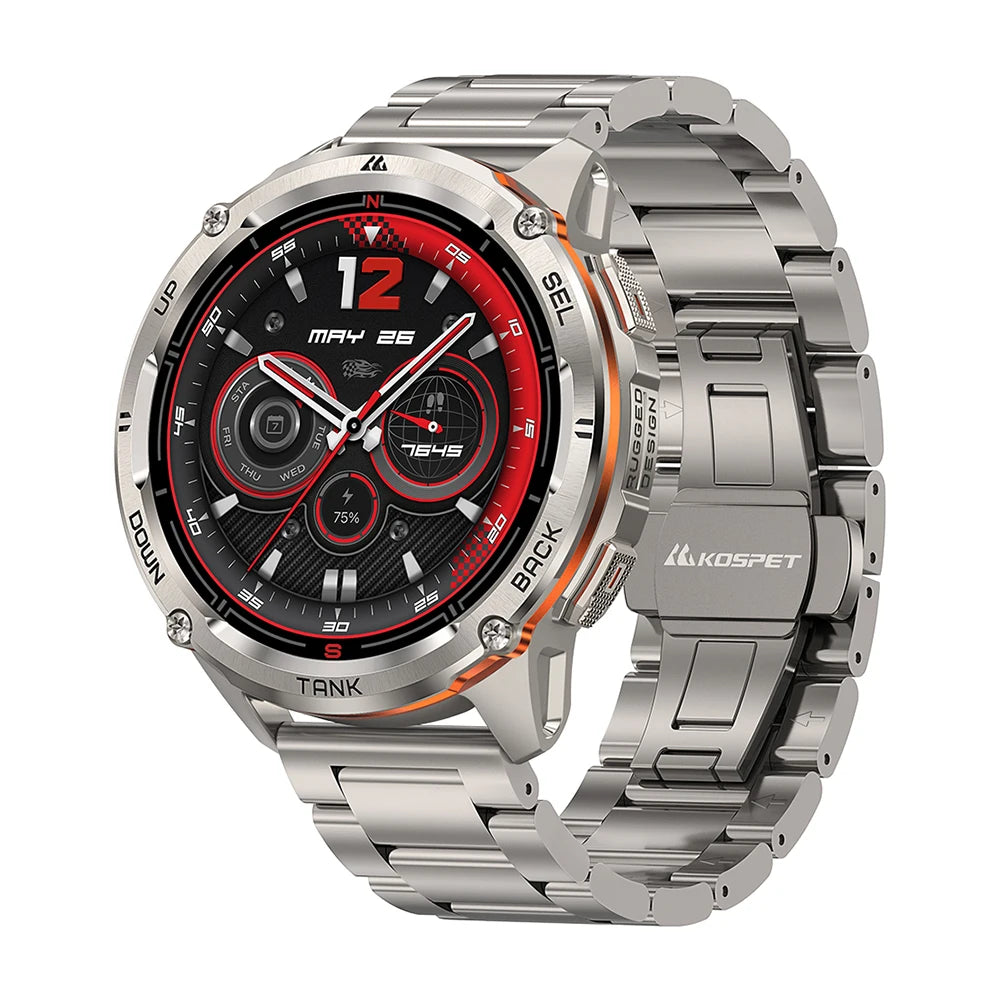 KOSPET Tank T3 Ultra 2 GPS Smart Watch Men With Altimeter