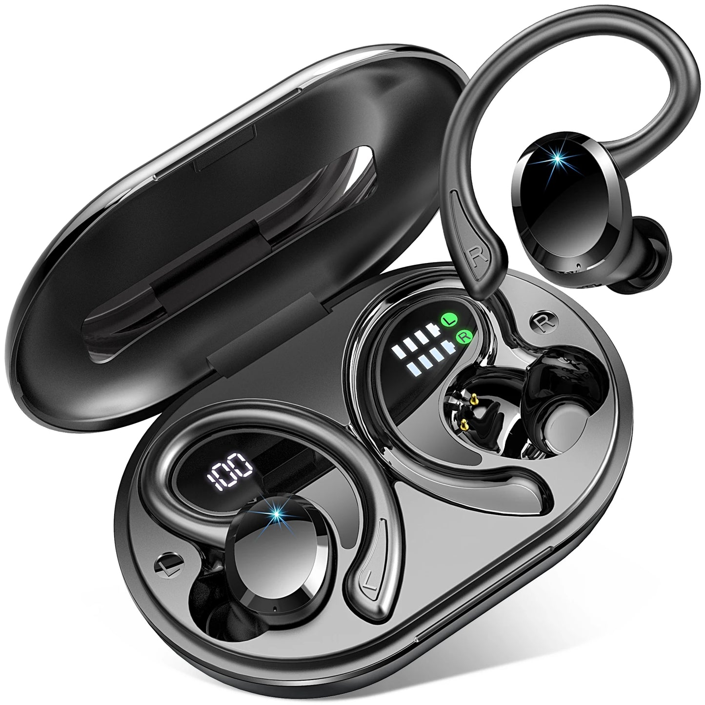 Drsaec Wireless Earbuds Bluetooth 5.3 Noise Cancelling IPX7