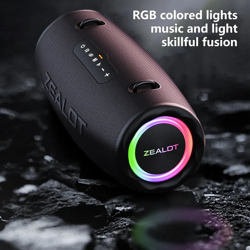 Zealot S87 Portable Bluetooth Speaker 80W IPX6 Waterproof