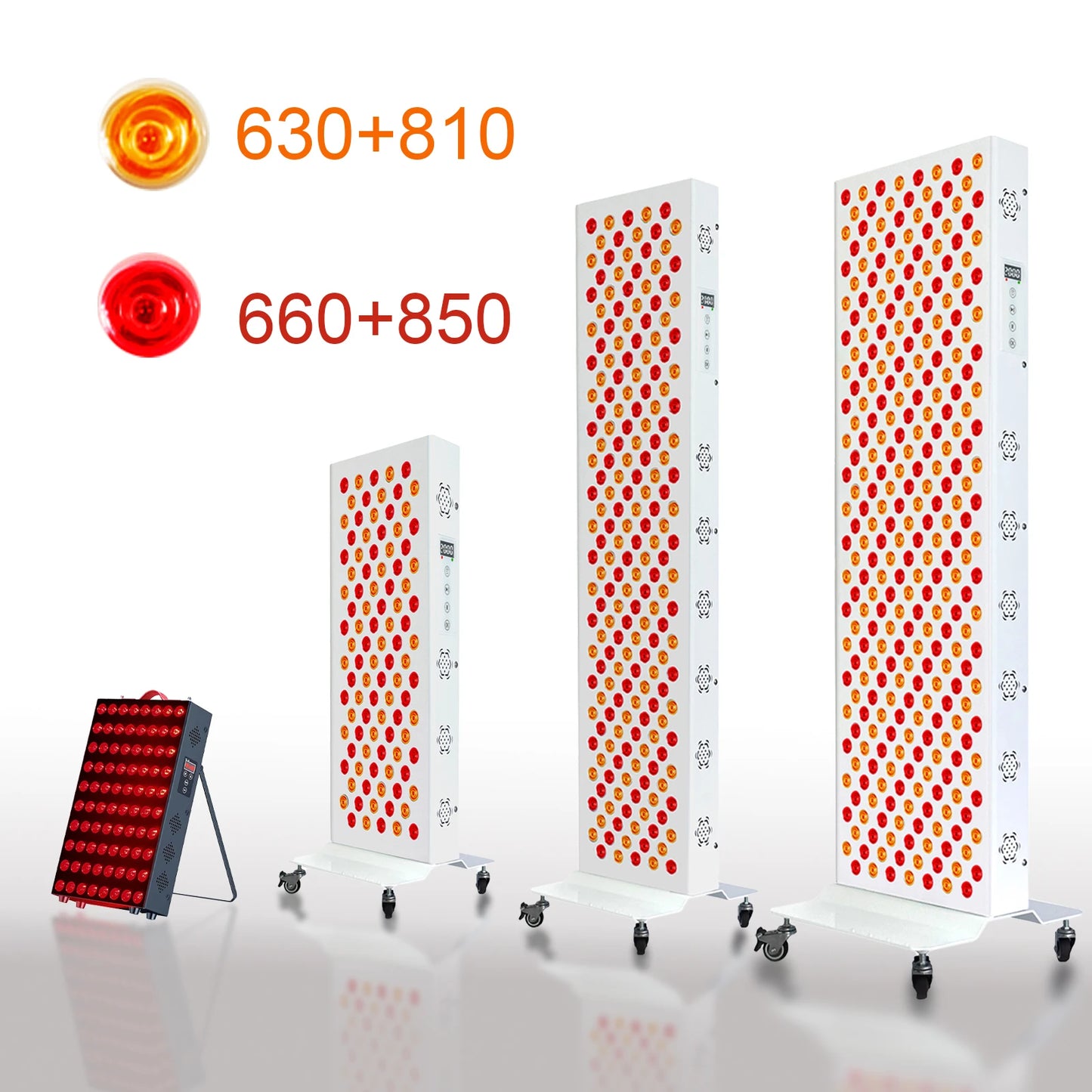 Dual Chip Red Light Therapy Panel 630nm 660nm 810nm 850nm