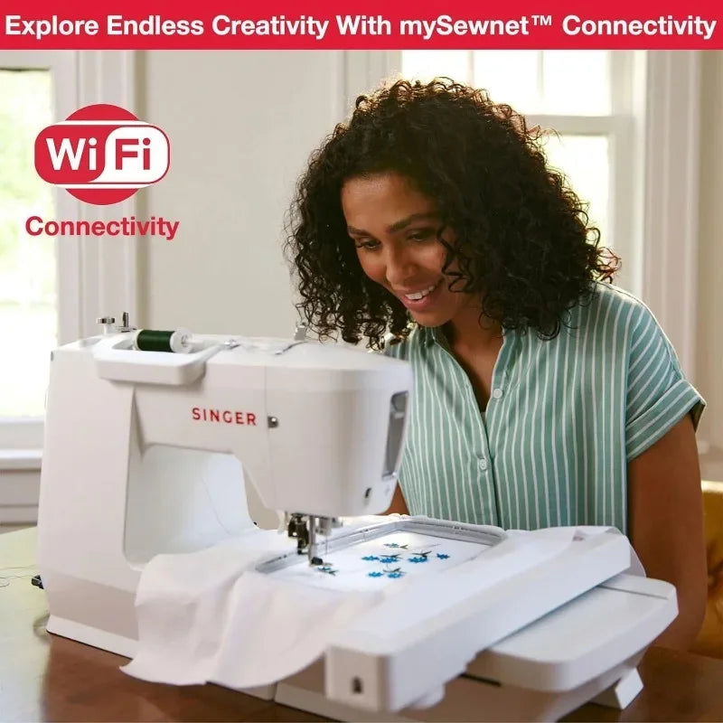 HOME.SE9180 Sewing & Embroidery Machine with Accessory Kit | 250 Built-in Stitches, 150 Embroidery Designs & 10 Fonts