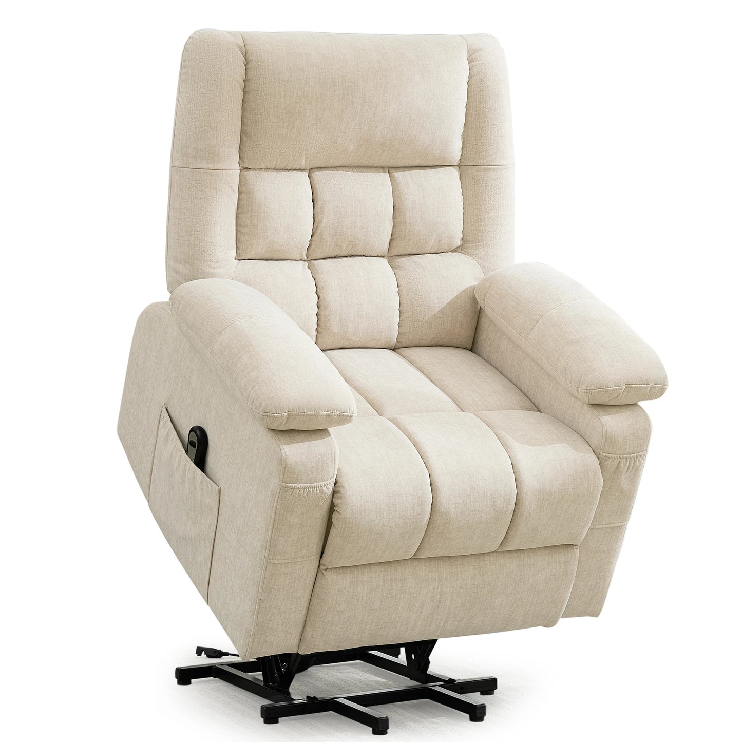 Luxury Power Lift Recliner for Elderly, Electric Recliner Chairs with Massage and Heat, Extra Wide Recliner,Living Room