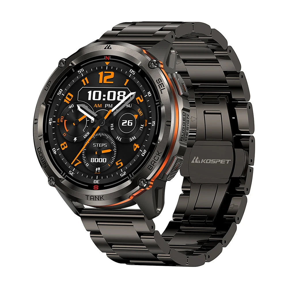 KOSPET Tank T3 Ultra 2 GPS Smart Watch Men With Altimeter