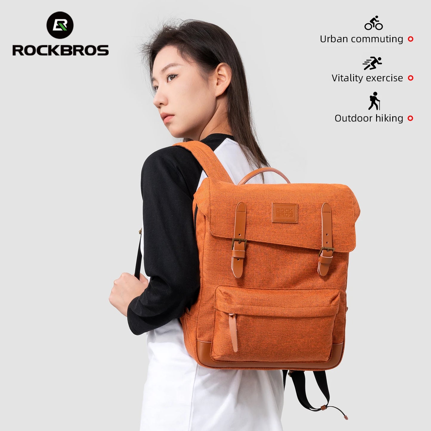 ROCKBROS Backpack Portable Wear-resistant Bags For Brompton Folding Bike Bags Outdoor Multifunctional Camping Cycling Bag