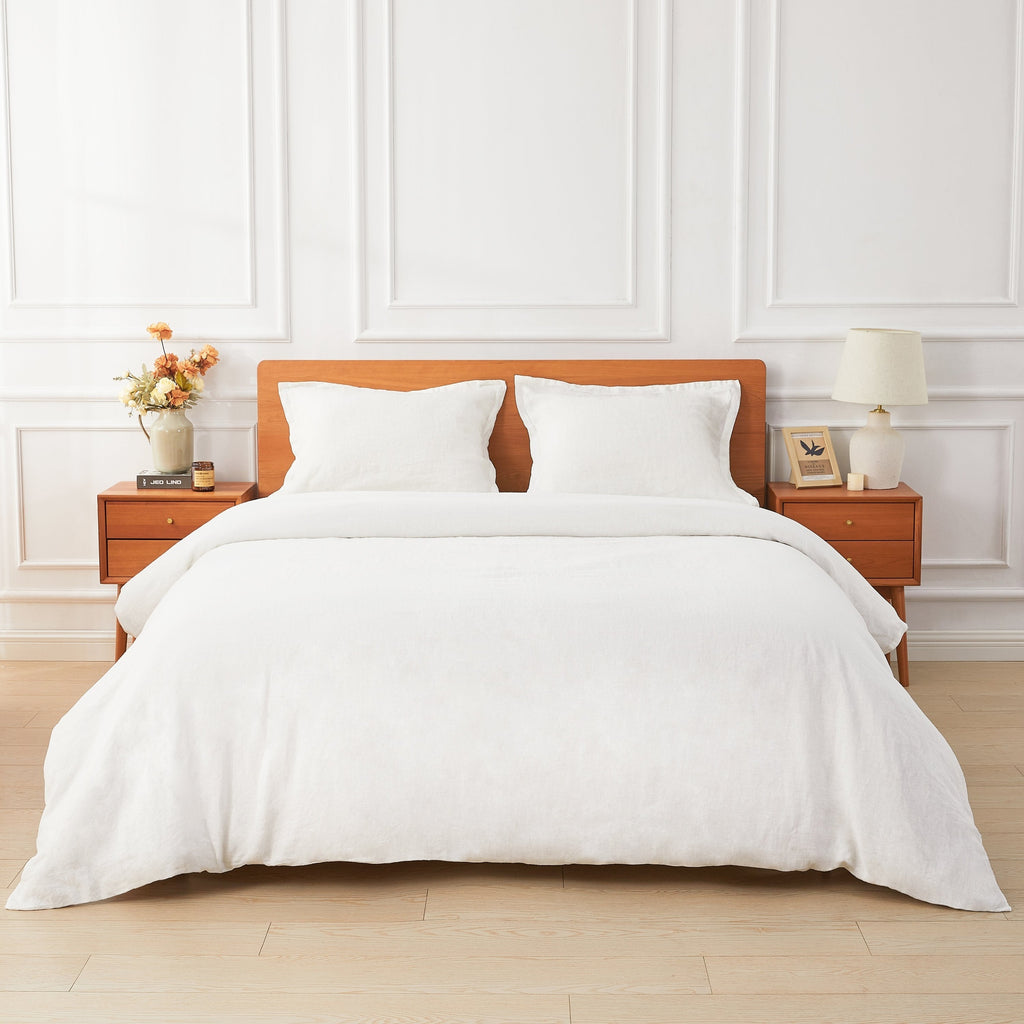 100% Linen Duvet Cover Set by Mélange Home