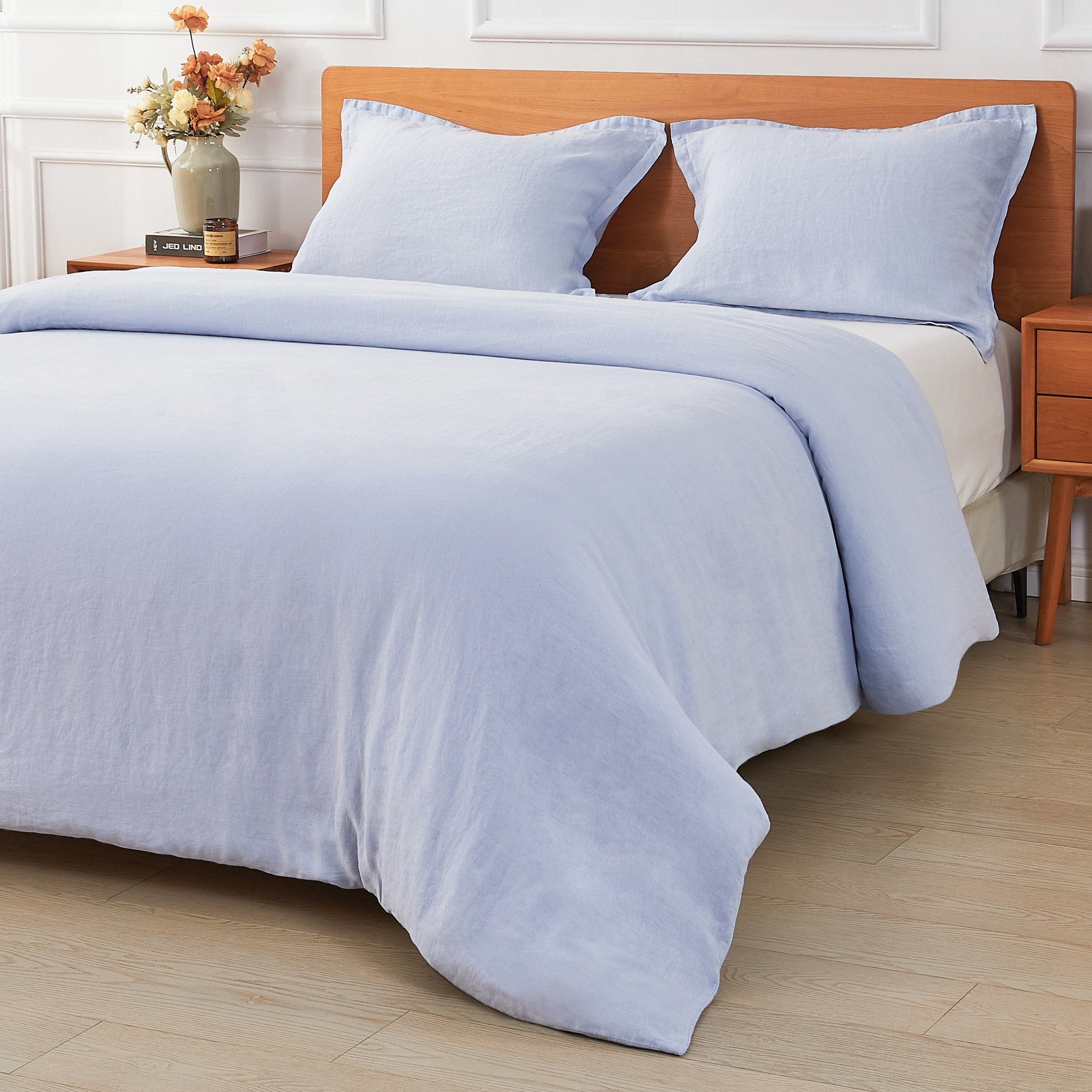 100% Linen Duvet Cover Set by Mélange Home
