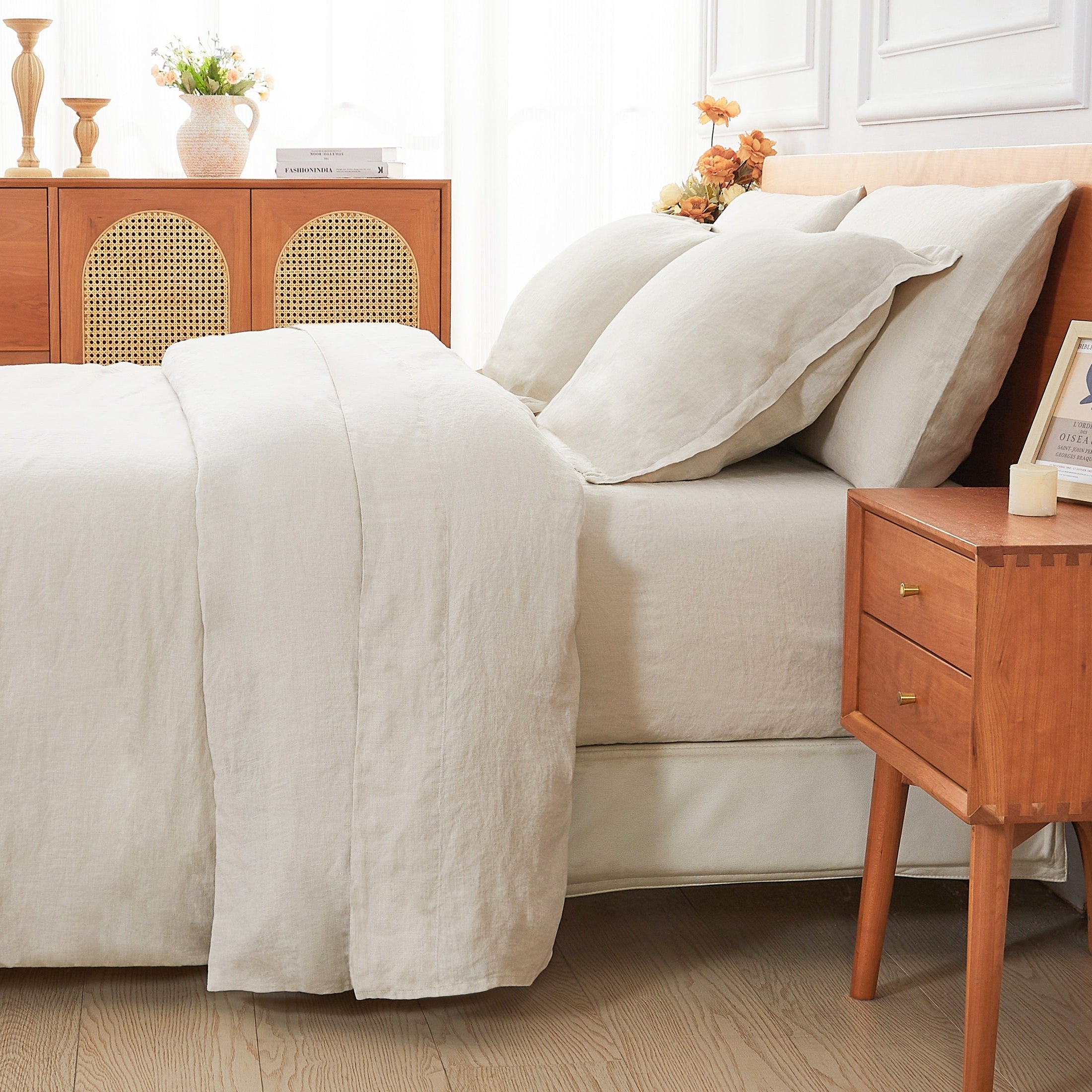100% Linen Duvet Cover Set by Mélange Home